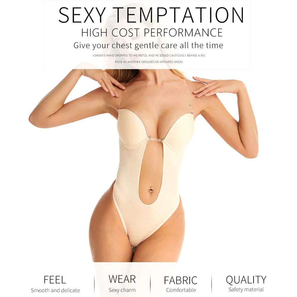 1Pcs Women Strapless Bodysuit  - Shapewear Bodysuit Firm ulasan dan harga